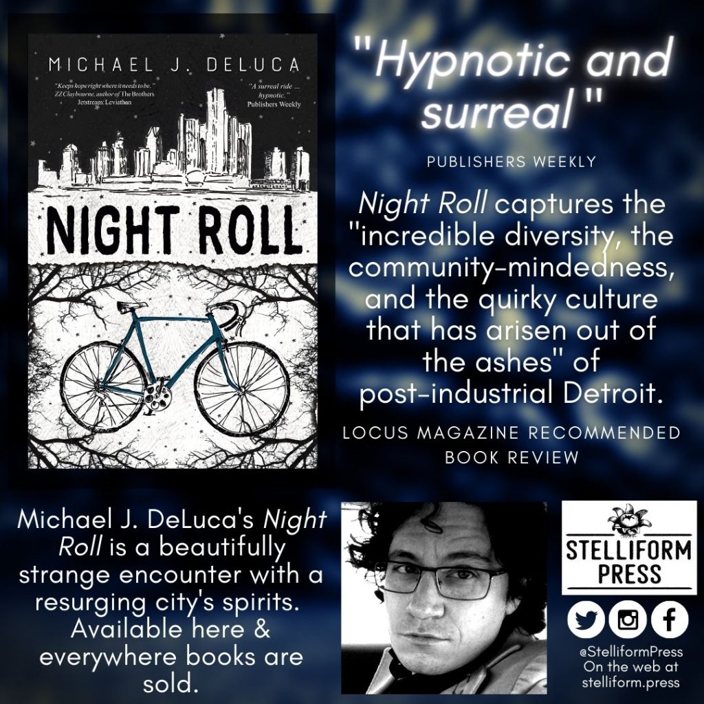 Michael J. DeLuca Night Roll Locus Review poster