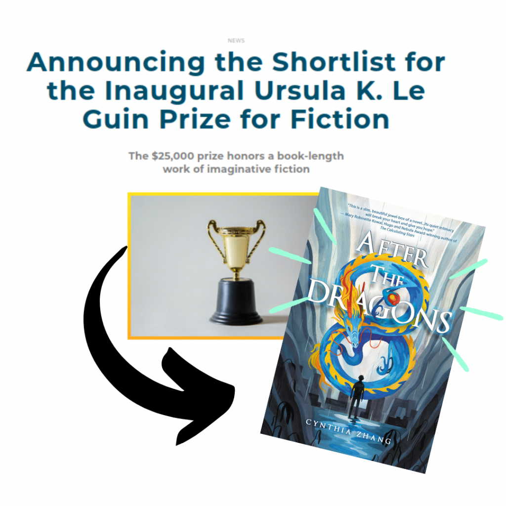 Screenshot from Electric Literature's Announcement of the Shortlist for the Inaugural Ursula K. Le Guin Prize for Fiction